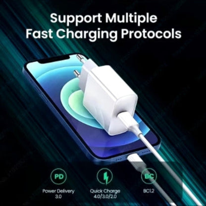 40W PD Fast Charger and USB-C Cable for iPhone 15, 16 Pro Max and Plus