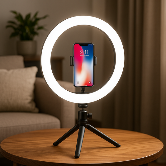 26 cm ring lights with tripod and all smartphone holder