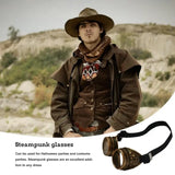 Vintage Fashion Sunglasses Victorian Gothic Cosplay Rivet Steampunk Goggles Glasses Welding Punk Goggles