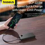 Baseus Power Bank 10000mAh 20000mAh 22.5W Fast Charging Powerbank Portable External Battery For iPhone 16 15 14 12 13 Pro Max