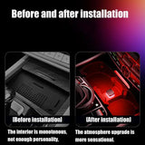 LED Signal Lights Auto Reading Lamp New Universal USB Car Interior Ambient Atmosphere Light Decorations Car Interior Accessories