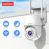 Lenovo 5MP Smart Wi-Fi PTZ Camera for Outdoor Use, 5x Digital Zoom, Auto Tracking