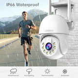 Lenovo 5MP Smart Wi-Fi PTZ Camera for Outdoor Use, 5x Digital Zoom, Auto Tracking