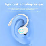 Bluetooth 5.2 Ear Hook Earphones Wireless Headphone Mini Handsfree Waterproof Sport Music Headset Single Right Earbuds with Mic
