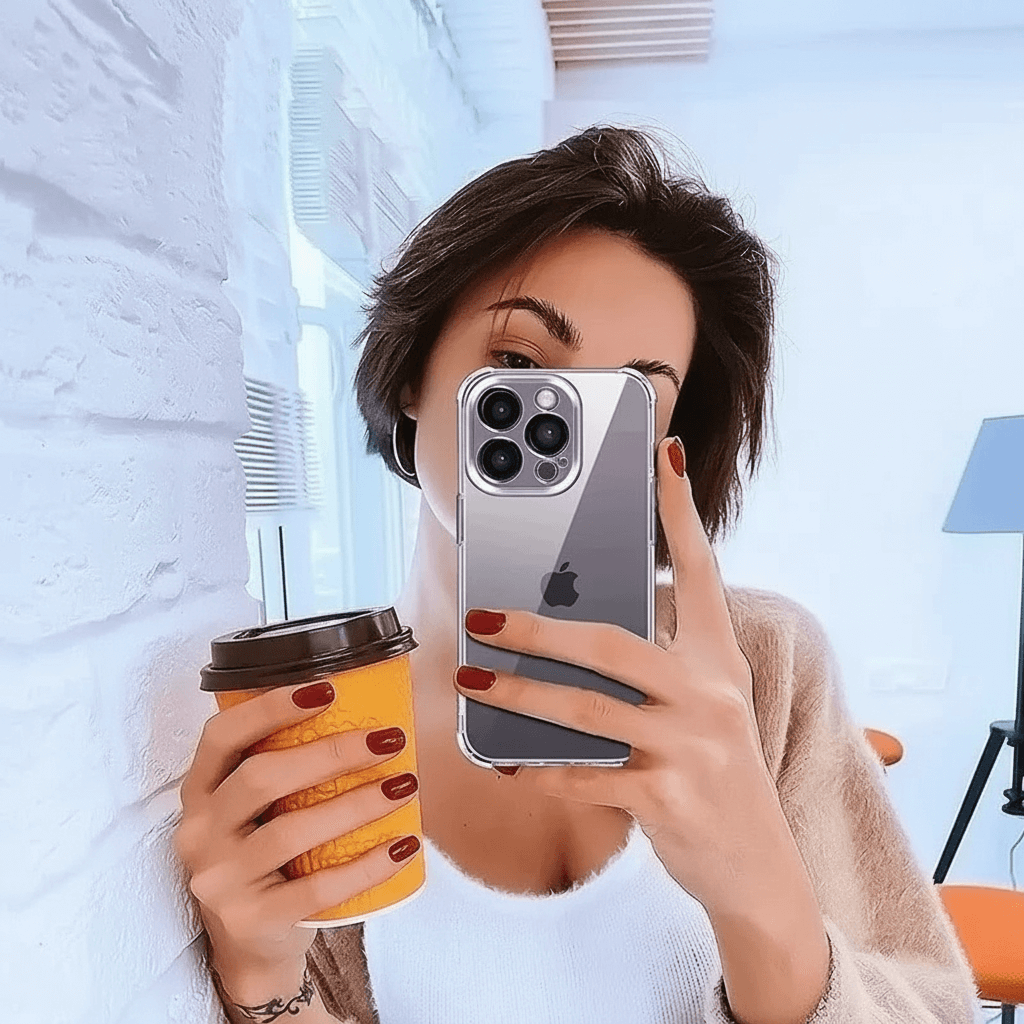 iPhone Case Lifestyle Selfie - Optimized
