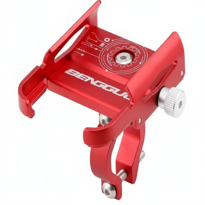 Support téléphone vélo rouge optimisé