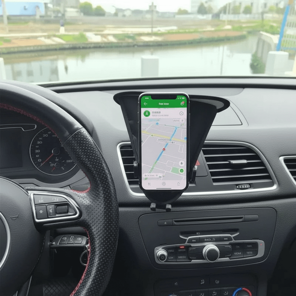 Support téléphone voiture optimisé